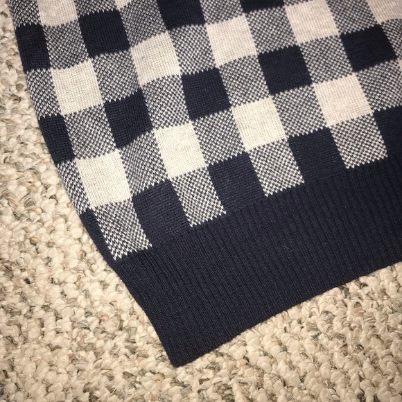 Topshop Knit Checkered Top - Picture 4 of 5
